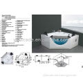 Ceramic Hydromassage Bathtub VK-B203